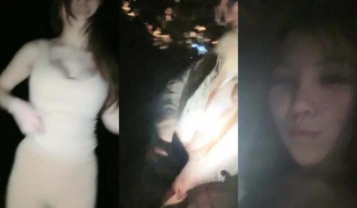 魔鬼身材豪挺爆乳美女【喵喵是小护士】极品美女半夜野外勾搭路人啪啪 跪舔裹屌 站炮后入 豪乳乱颤