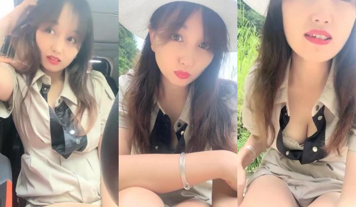 村花的快乐田园生活，【甜甜小少妇】，抖音没做起来，就到乡村小道旁，跳蛋塞穴，紧张刺激又爽到喷水