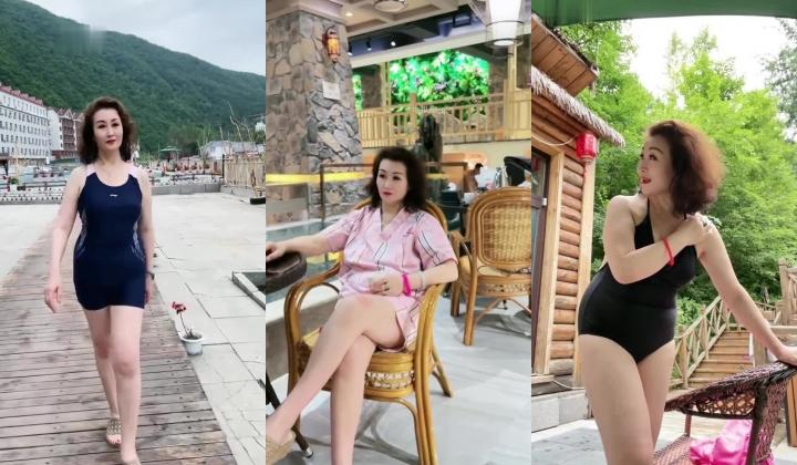 抖音28万熟女 骚里骚气的阿姨 和粉丝约炮，骚逼淫声好浪！