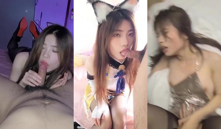 前凸后翘气质御姐露脸性爱自拍，无套啪啪口爆还玩COSPLAY白浆超多，反差感拉满了
