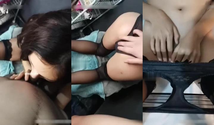 清纯前凸后翘的女神 不胖不瘦刚刚好的身材 圆润的屁股 让男友狂舔它 穿上长筒丝袜更性感迷人 趴着后入顶到了