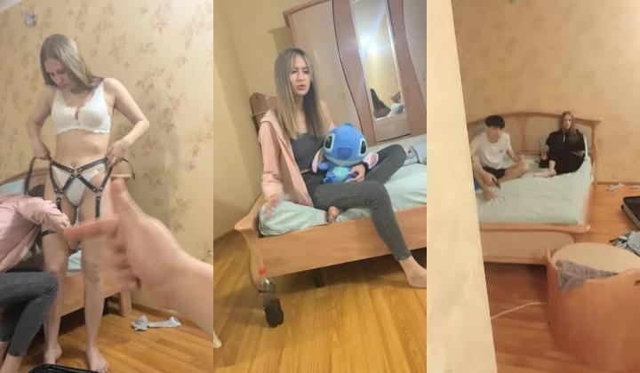 国产哥哥国外大战俄罗斯妹子，气质佳身材好，露脸口交，无套啪啪疯狂输出撸射在肚子上