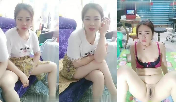 骚表姐理发店内跟小哥激情啪啪，全程露脸摸着骚逼口交大鸡巴，直接在店里打地铺69口交，无套抽插浪荡呻吟