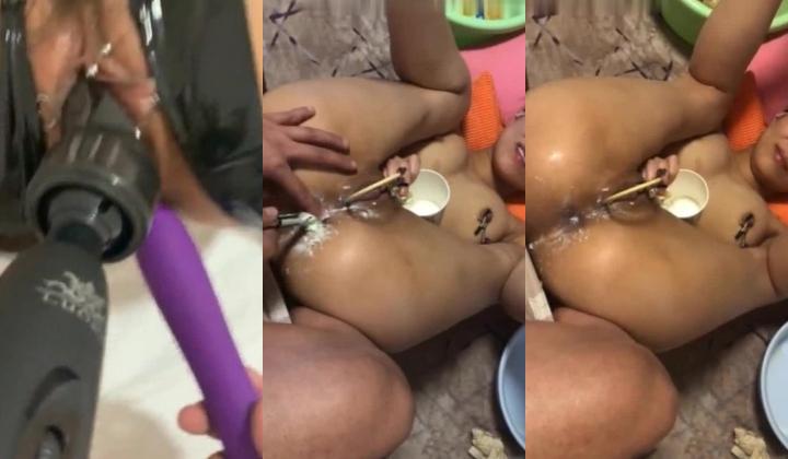 外网流出国产变态重口味调教女奴 超级变态