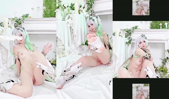 稀有露脸 高端ACG业界女神爆机少女 喵小吉 珍品T3会员《原神 · 纳西妲》超美梦幻少女胴体 珍藏必备爆赞!