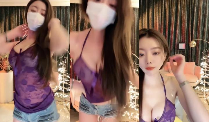 女神再度大秀【夏树】坚实美乳 连体黑丝绳艺捆绑 自慰喷水
