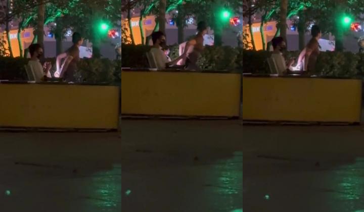 穷人女神有钱人母狗，南航空姐【月野兔mmy】私拍，露出3P有人的公共场合偸偸做爱，母狗属性拉满