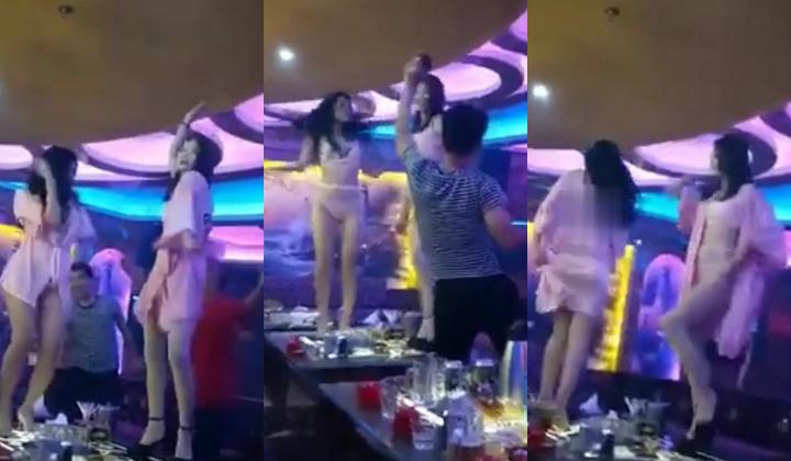 【KTV里那些事4】小姐姐们各种玩暗黑 靓丽公主激情裸舞 卖弄风骚逗老板开心 口交自慰打炮任意玩 有钱人的玩物