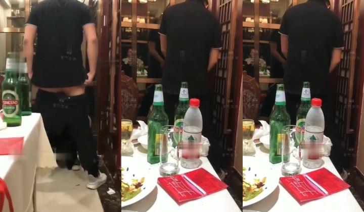 【网曝门事件】潍坊包间事件 19岁潍坊女包间擦枪走火 翘美臀后入直接操 3男1女思维猪脚尽心尽力 高清720P版